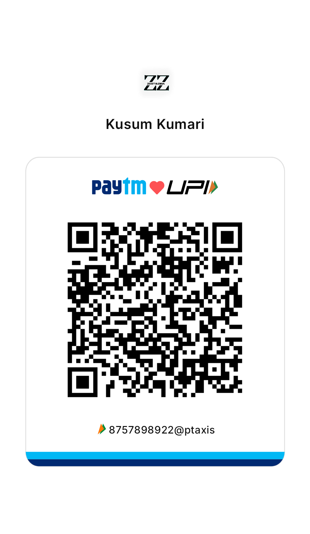 UPI QR Code for YTAppLink — scan with Google Pay, PhonePe, Paytm or any UPI app